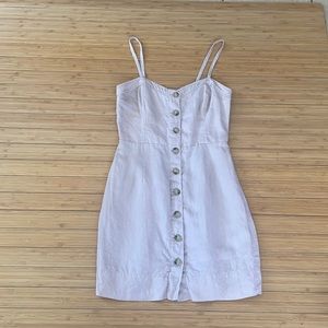 Wilfred Button Front Mini Dress